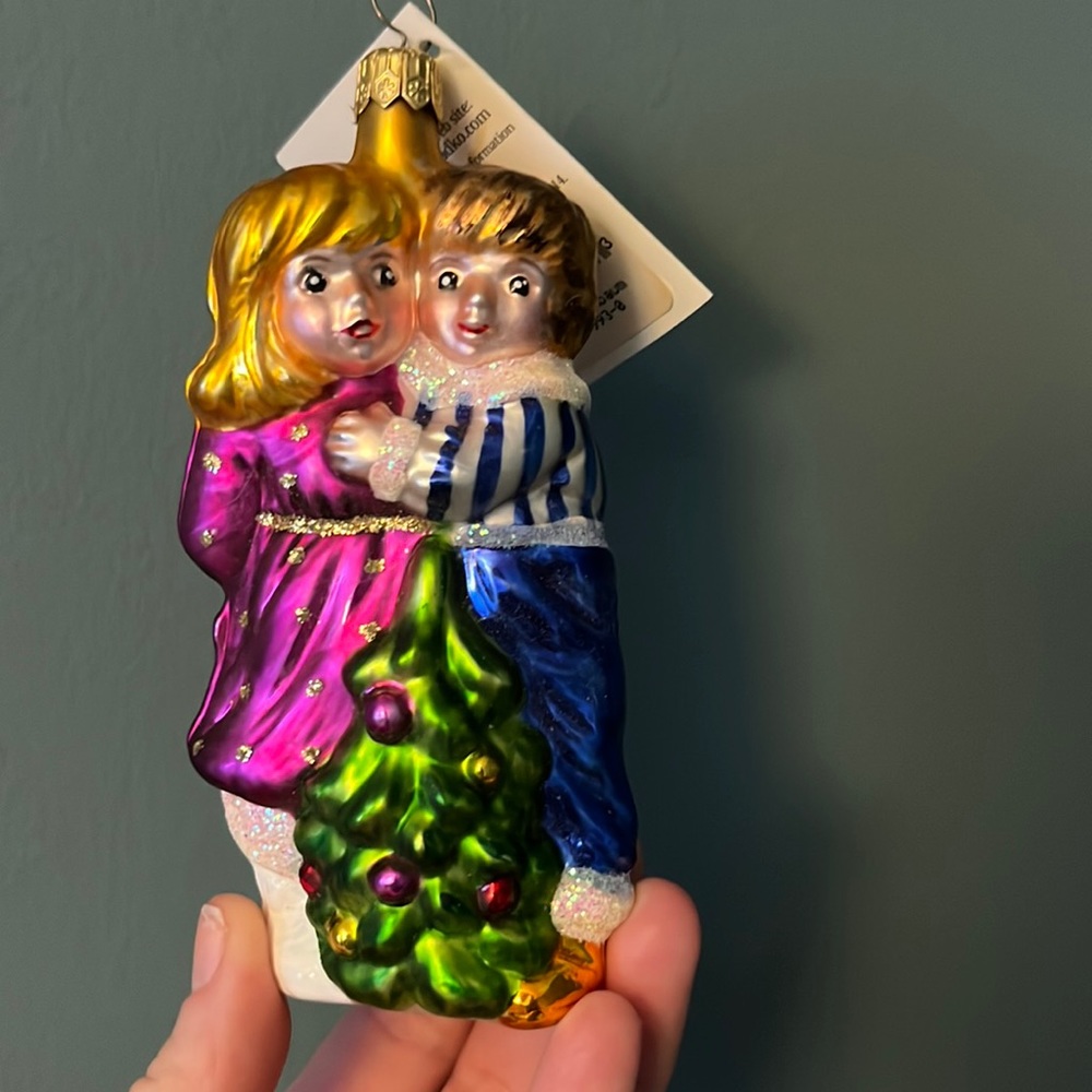 Christopher Radko Tiny Tannenbaum ornament- bright and beautiful!
